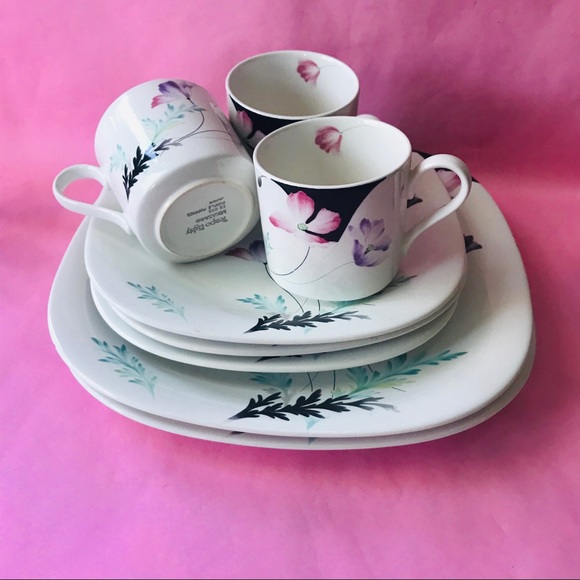 Mikasa Dining Vintage Multicolored Mikasa Porcelain Dinner Set
